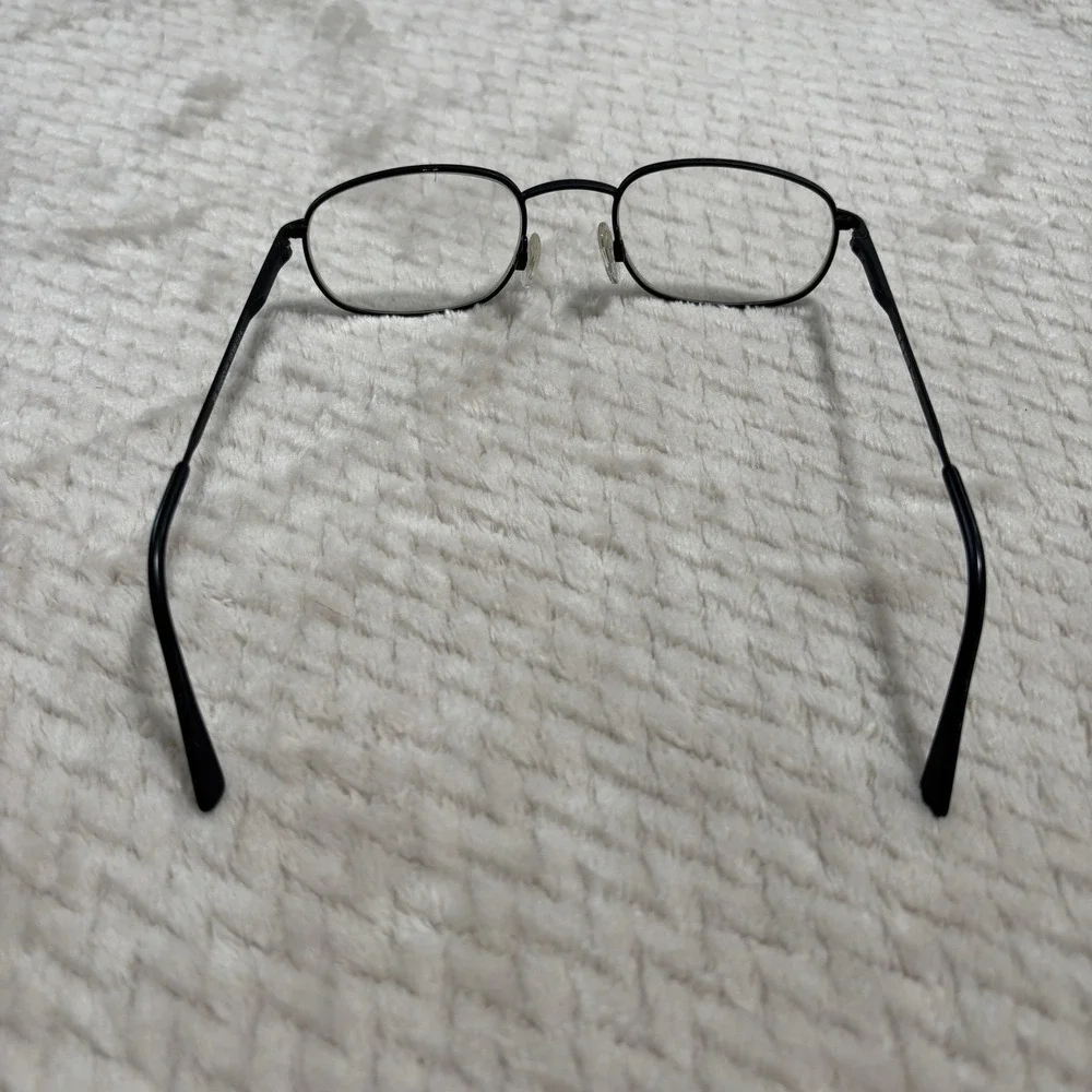 Randolph RE 350 Eyeglass Frames Men's Black Metal Oval 135MM 50/21 Frame Italy